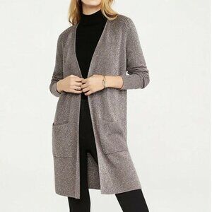 Ann Taylor Shimmer Duster Cardigan